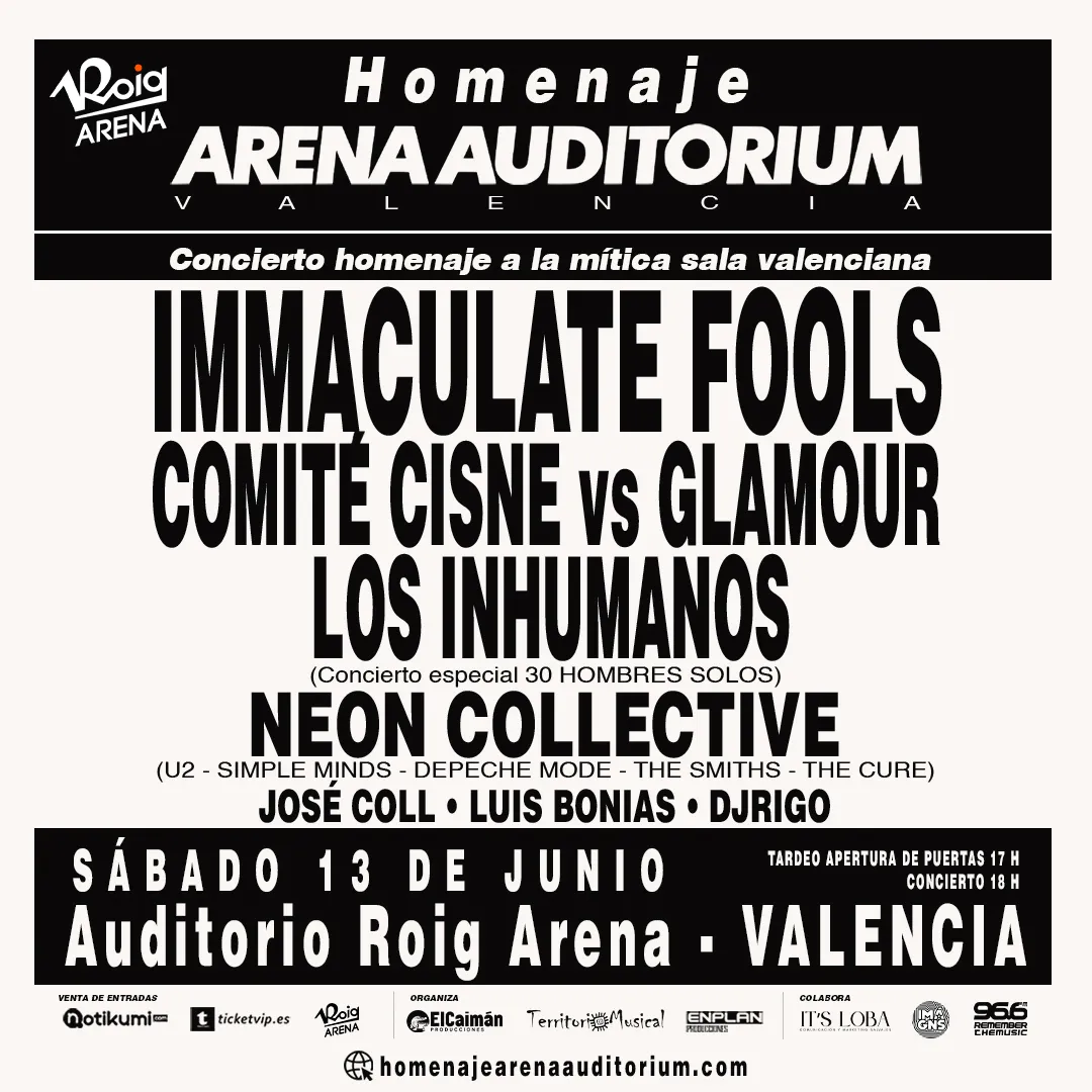 Neon Collective en Valencia | Homenaje Arena Auditorium en Roig Arena