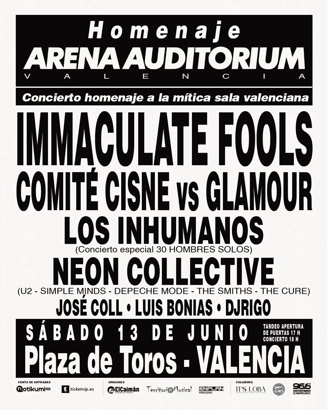 Neon Collective en Valencia | Homenaje Arena Auditorium