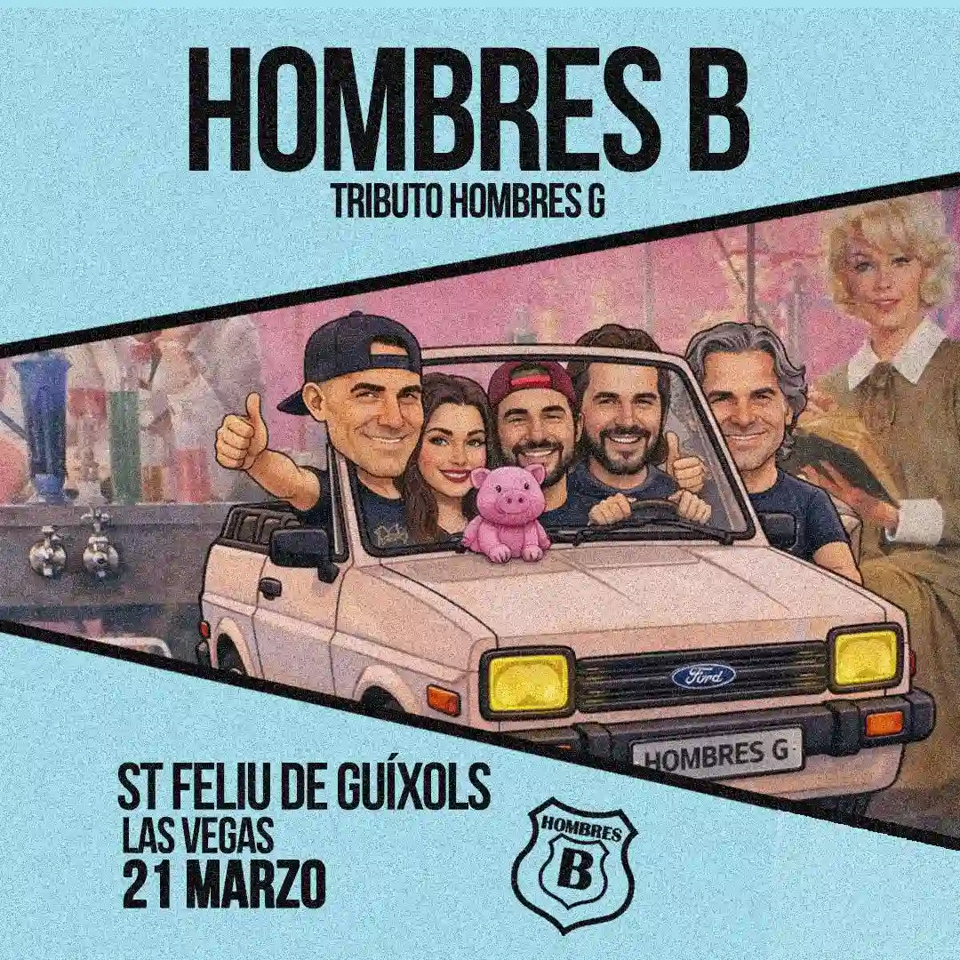 HOMBRES B - TRIBUTO A HOMBRES G en St Feliu de Guíxols