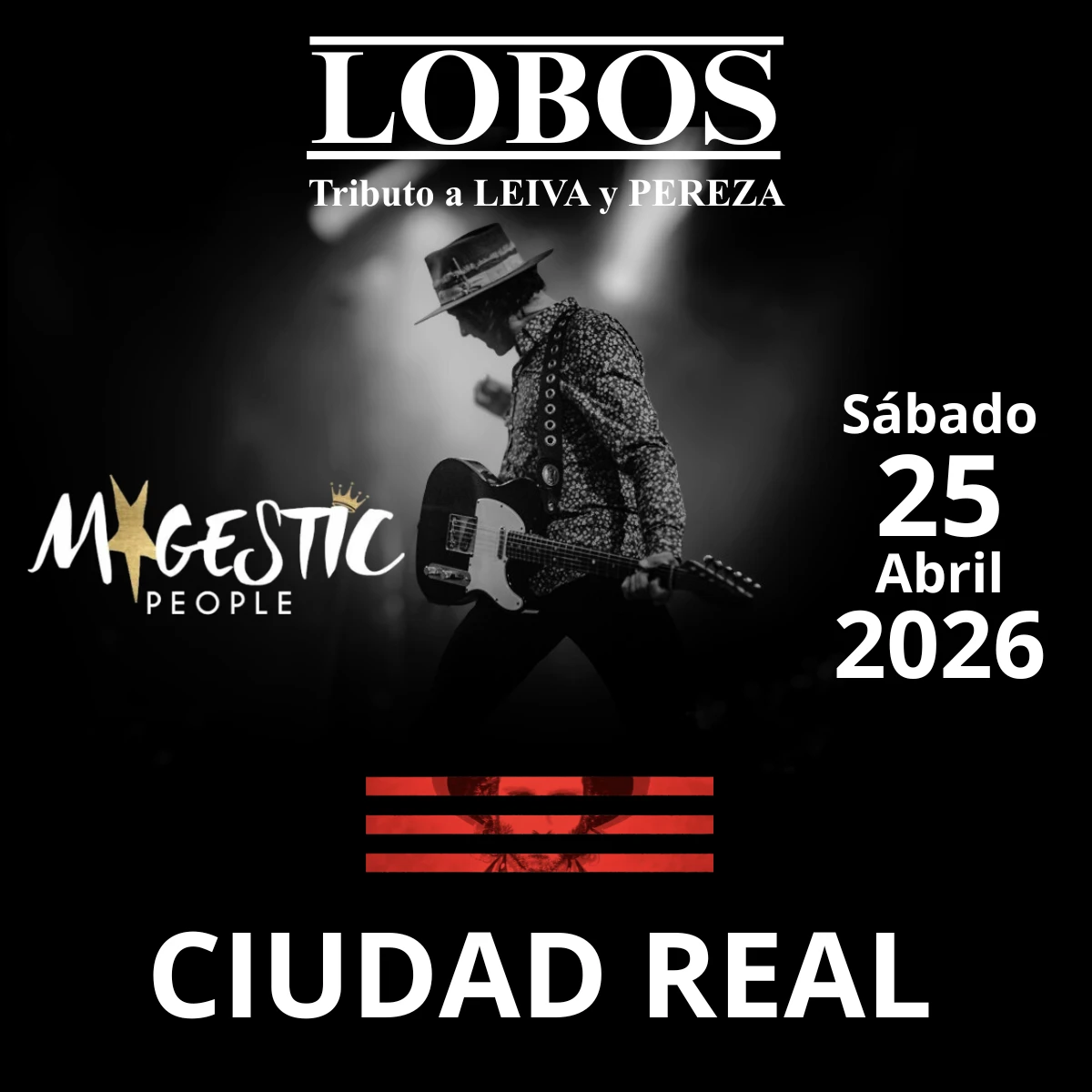 Lobos - Tributo a Leiva y Pereza en Ciudad Real